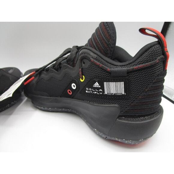 Adidas Dame 7 Extply Low Basketball Shoe Black & Red Men's 7 Damian Lillard - Picture 4 of 6